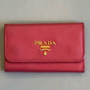 PRADA Milano Pink Key Holder Made in Italy